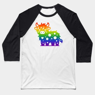 rainbow gradient holy cow Baseball T-Shirt